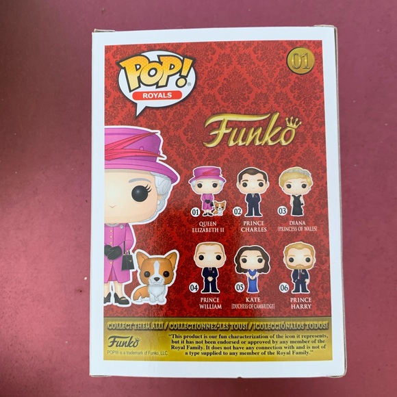 New in Box 2018 Queen Elizabeth II & Corgi Funko Pop Royals British Monarchy🇬🇧 - Picture 9 of 13